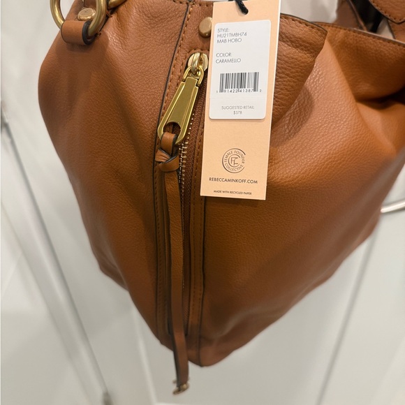 Rebecca Minkoff Tan Mab Leather Hobo Bag - Picture 4 of 13
